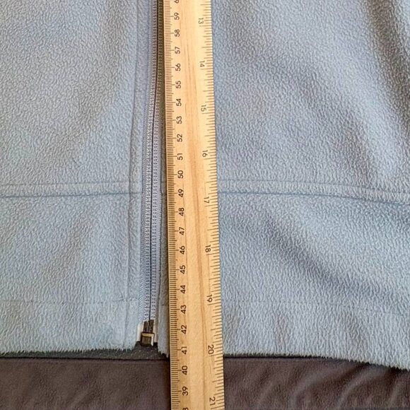 The North Face WindWall Fleece Jacket Full Zip Light Blue Womens Large - Picture 5 of 7